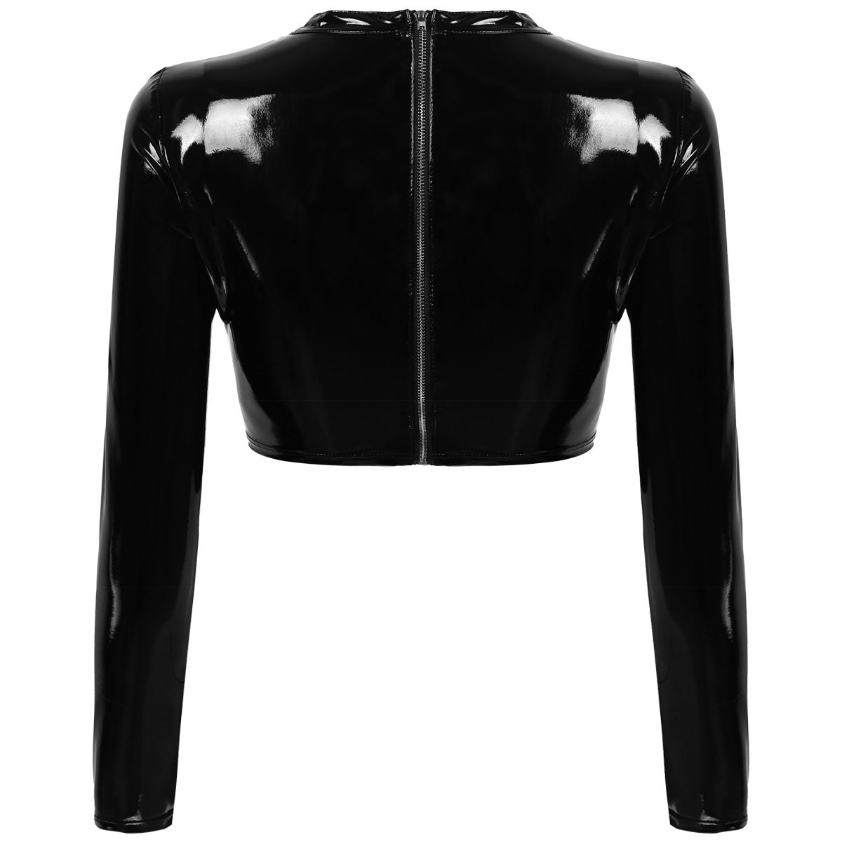 Cropped Patent Leather Top - Your Shiny Clothes