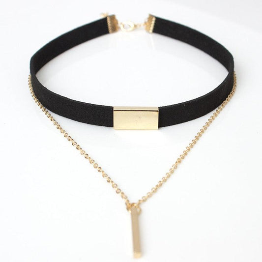 Black Velvet Choker Necklace - Your Shiny Clothes