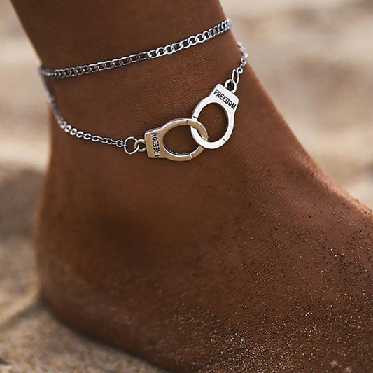 Hand Cuff Ankle Bracelet - Your Shiny Clothes