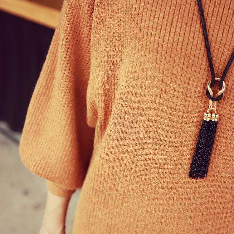 Pendant Tassel Necklace - Your Shiny Clothes